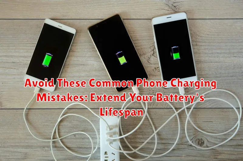 Avoid These Common Phone Charging Mistakes: Extend Your Battery's Lifespan
