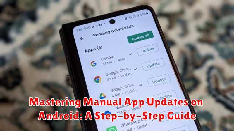 Mastering Manual App Updates on Android: A Step-by-Step Guide