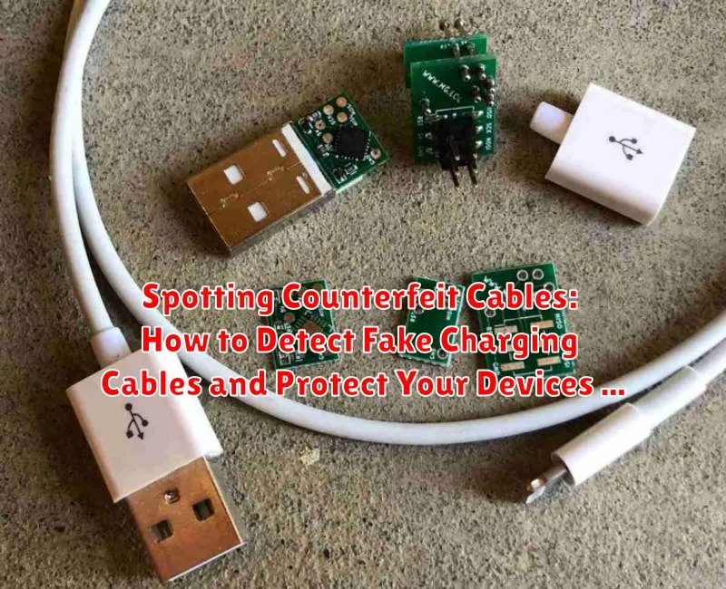Spotting Counterfeit Cables: How to Detect Fake Charging Cables and Protect Your Devices