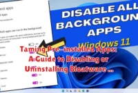 Taming Pre-installed Apps: A Guide to Disabling or Uninstalling Bloatware on Your Android