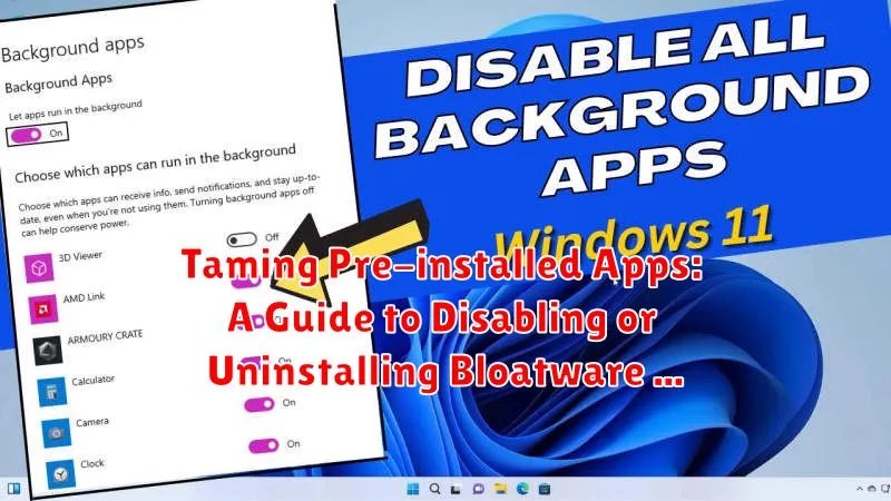Taming Pre-installed Apps: A Guide to Disabling or Uninstalling Bloatware on Your Android